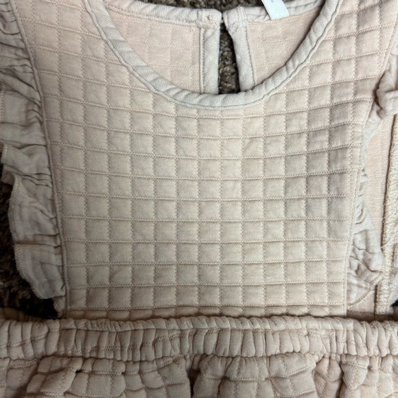 Quincy Mae Ruffle Bubble Romper || Shell (2-3Y) - Picture 3 of 5